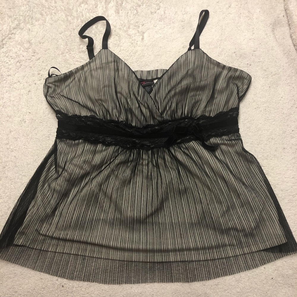 Spaghetti Strap glitter shirt